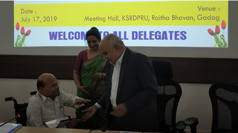 Signing of MoU with KSRDPR University, Gadag